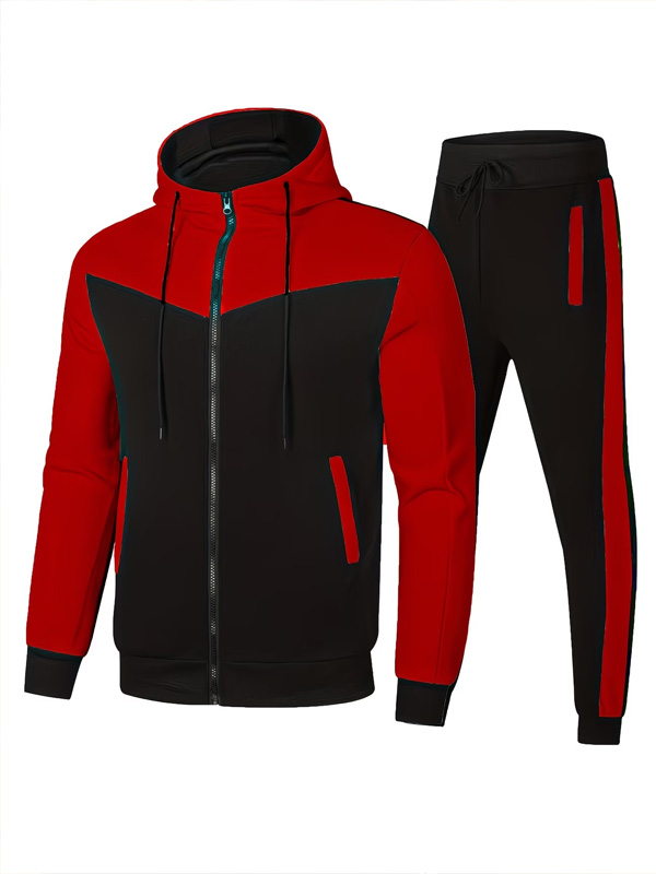 Buzo Deportivo Hombre Rojo