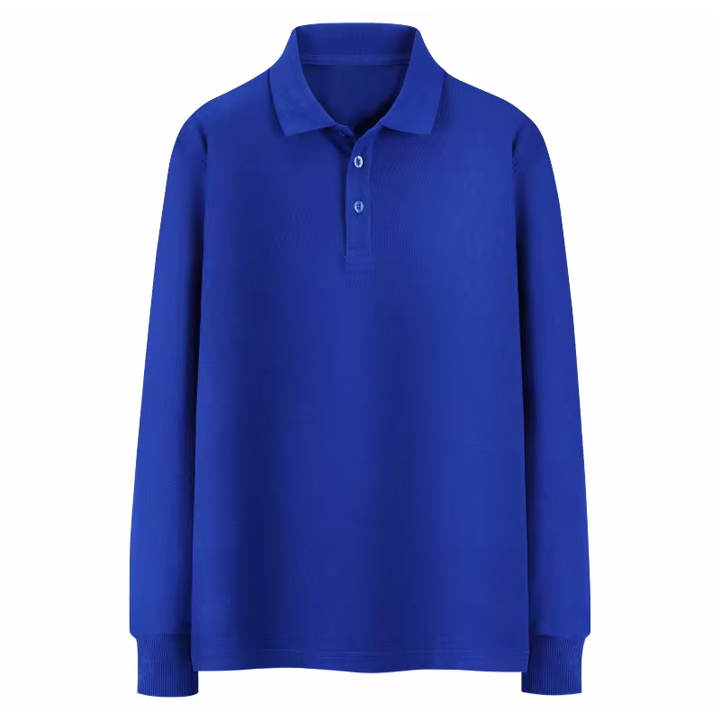 Polo camisero pique 30/1 manga Larga